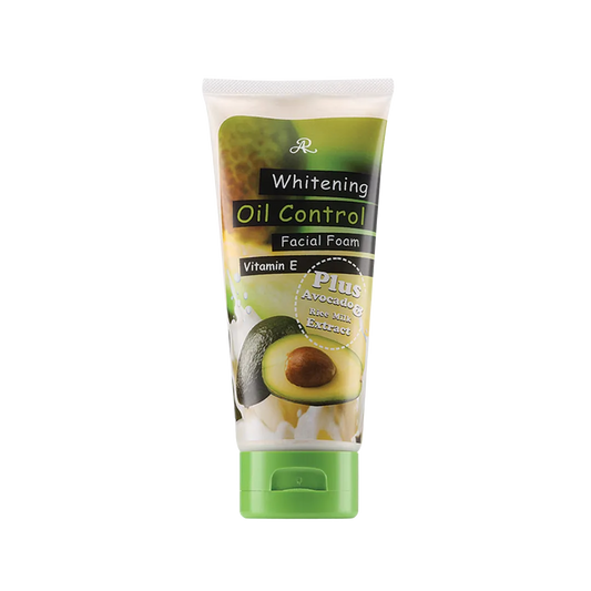 AR Whitening Oil Control Facial Foam Vitamin E + Avocado & Rice milk Extract