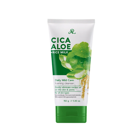 AT CICA Aloe + Rice Milk Daily Mild Care Foaming Cleanser