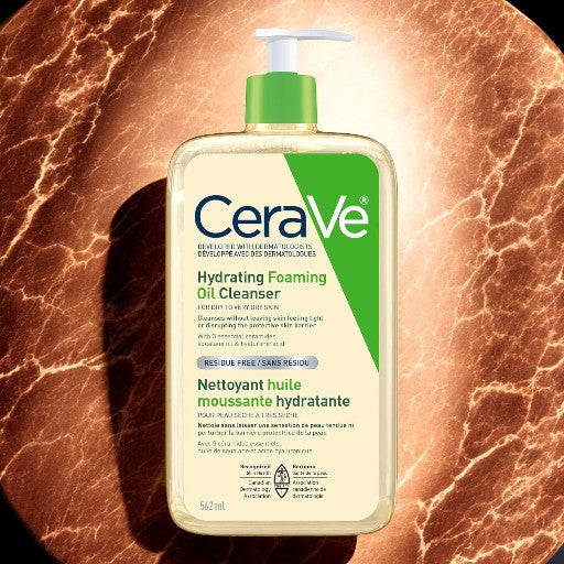 Cera Ve Developed With Dermatologist Hydrating Foaming Oil Cleanser For Dry to Very Dry Skin