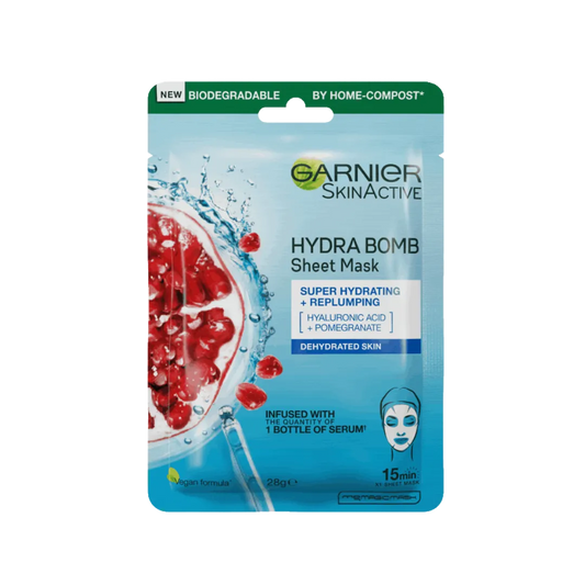 Garnier SkinActive Sheet Masks Moisture Bomb Pomegranate Hydrating Mask