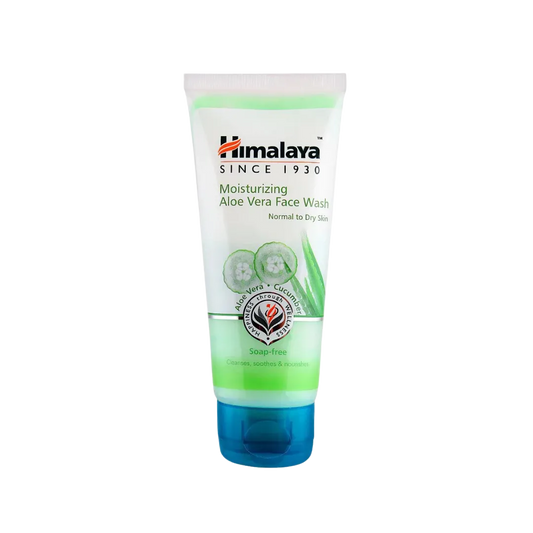 HIMALAYA Moisturizing Aloe Vera Face Wash Normal to Dry Skin Aloe + Cucumber