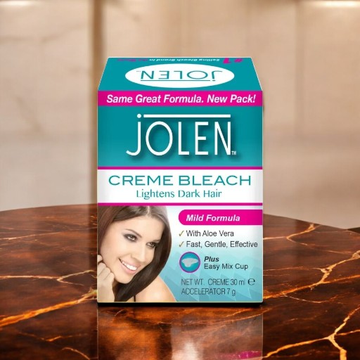 JOLEN Creme Bleach Mild Formula Lightens Dark Hair