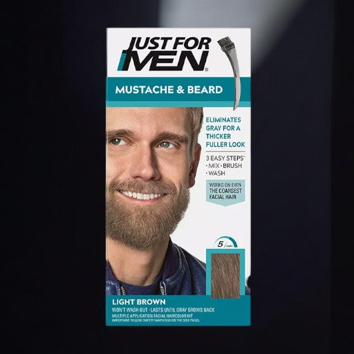 JUST FOR MEN Moustache & Beard Easy Color No. M-25 (Light Brown)