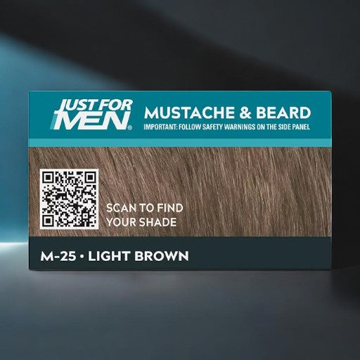 JUST FOR MEN Moustache & Beard Easy Color No. M-25 (Light Brown)