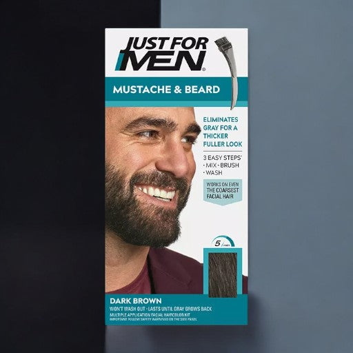 JUST FOR MEN Moustache & Beard Easy Color No. M-45 (Dark Brown)