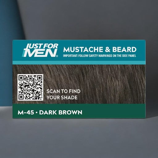 JUST FOR MEN Moustache & Beard Easy Color No. M-45 (Dark Brown)