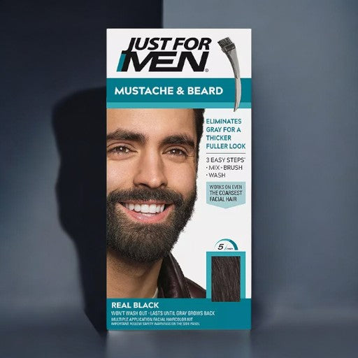 JUST FOR MEN Moustache & Beard Easy Color No. M-55 (Real Black)