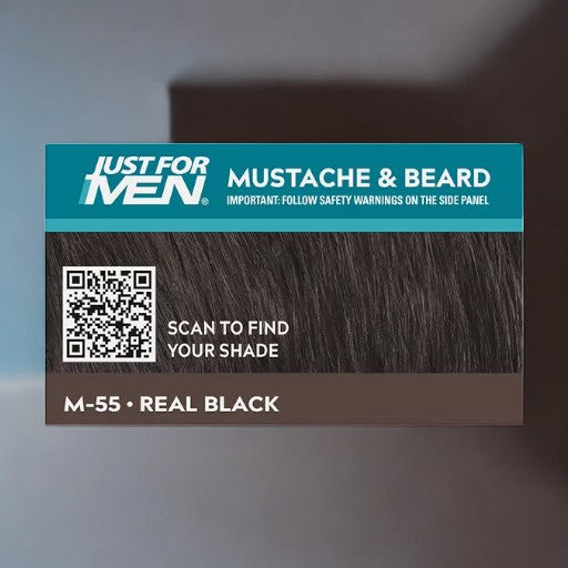 JUST FOR MEN Moustache & Beard Easy Color No. M-55 (Real Black)