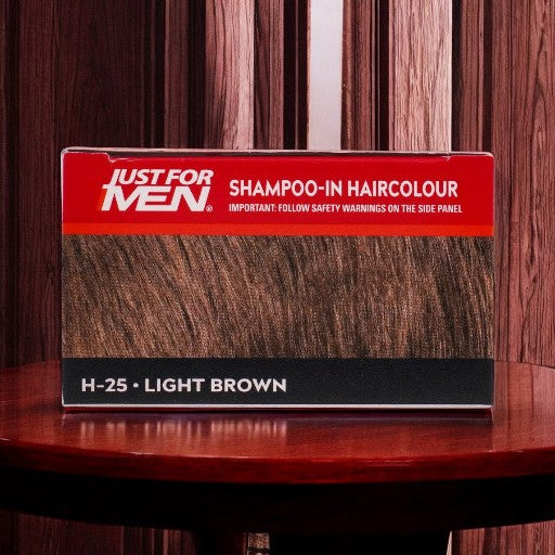 JUST FOR MEN Shampoo-In HairColor Easy Color No. H-25 (Light Brown)