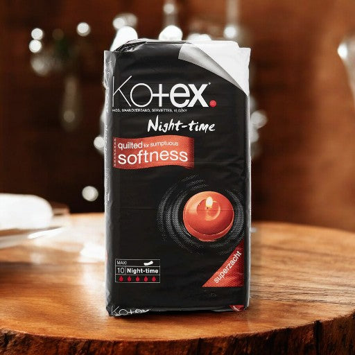 Kotex Night Time Qualified for Softness Maxi 18 Night Time 10 pads