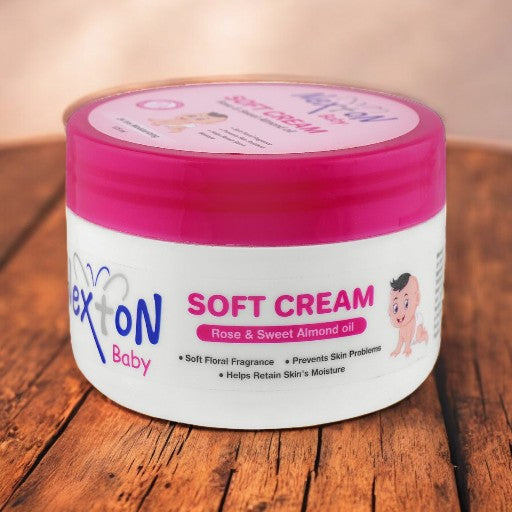 NEXTON Baby Soft Cream Rose & Sweet Almond Oil