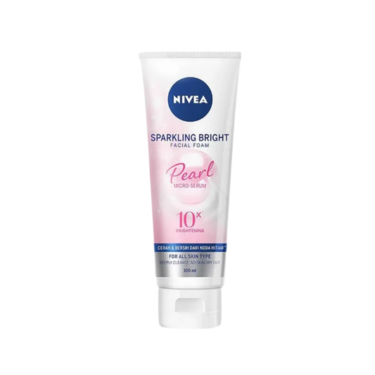 NIVEA Sparkling Bright Faciall Foam Pearl Micro Serum 10x Brightning For All Skin Type