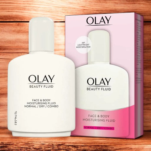 OLAY Beauty Fluid Face & Body Moisturizer - Normal/Dry/Combo Skin