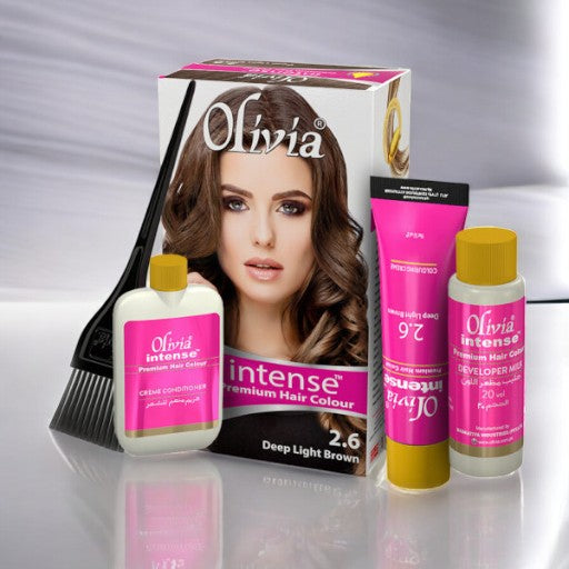 OLIVIA Intense Premium Hair Color No. 2.6 (Deep Light Brown)