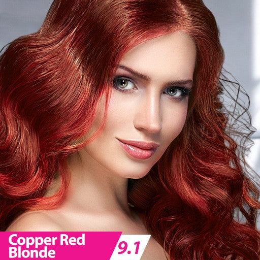 OLIVIA Intense Premium Hair Color No. 9.1 (Copper Red Blonde)
