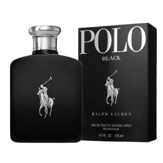 POLO BLACK FOR MEN BY RALPH LAUREN - EAU DE TOILETTE SPRAY