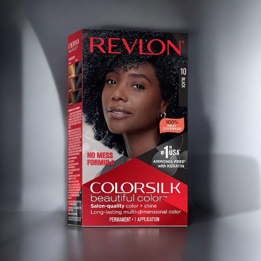 REVLON ColorSilk Beautiful Color No. 10 (Black)