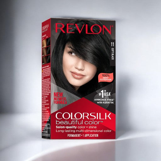 REVLON ColorSilk Beautiful Color No. 11 (Soft Black)