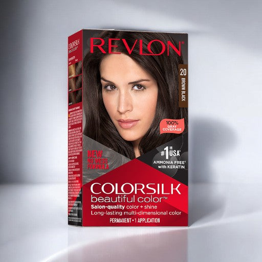 REVLON ColorSilk Beautiful Color No. 20 (Brown Black)