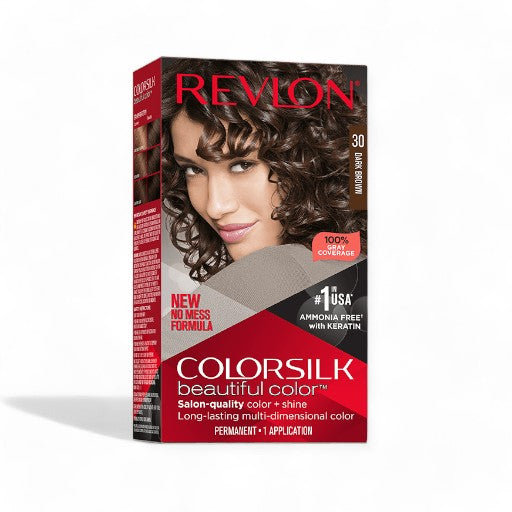 REVLON ColorSilk Beautiful Color No. 30 (Dark Brown)
