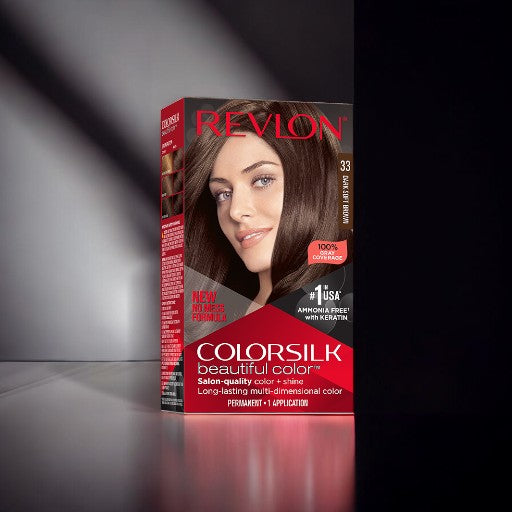 REVLON ColorSilk Beautiful Color No. 33 (Dark Soft Brown)