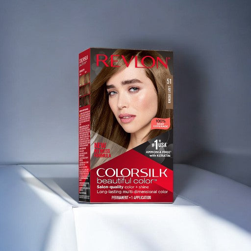 REVLON ColorSilk Beautiful Color No. 51 (Light Brown)