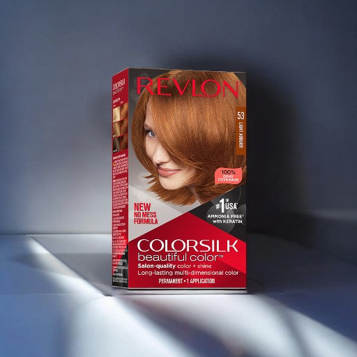 REVLON ColorSilk Beautiful Color No. 53 (Light Auburn)