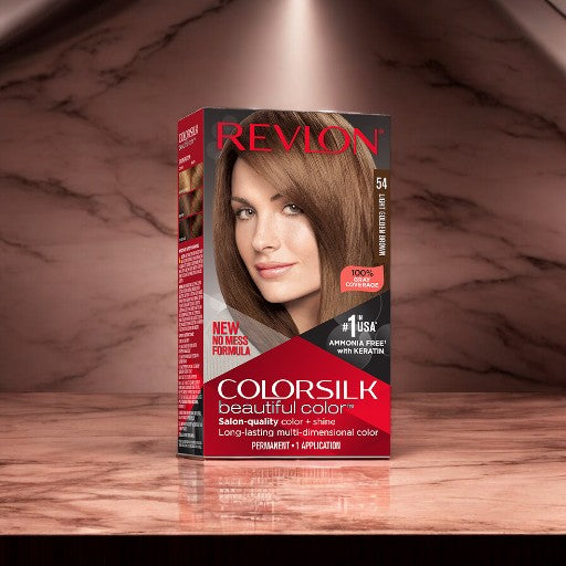 REVLON ColorSilk Beautiful Color No. 54 (Light Golden Brown)