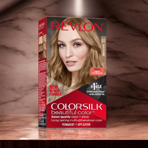 REVLON ColorSilk Beautiful Color No. 61 (Dark Blonde)