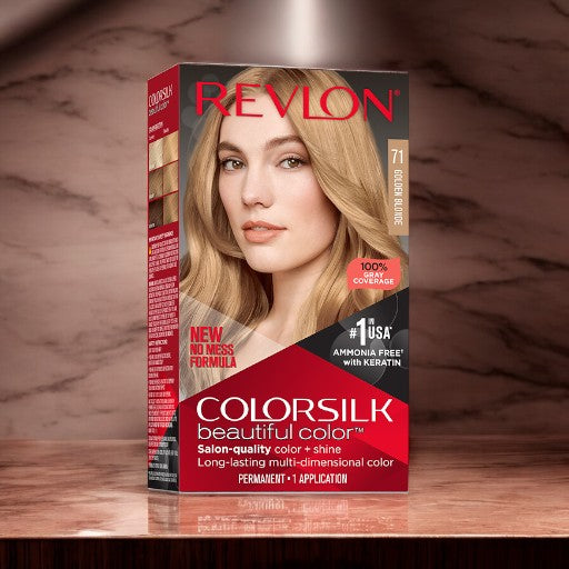 REVLON ColorSilk Beautiful Color No. 71 (Golden Blonde)