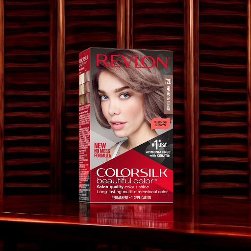 REVLON ColorSilk Beautiful Color No. 72B (Mushroom Blonde)