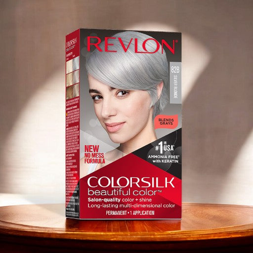 REVLON ColorSilk Beautiful Color No. 82B (Silver Blonde)