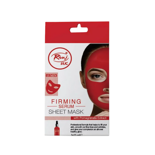 RIVAJ FIRMING SERUM Sheet Mask with pomegranate Extract