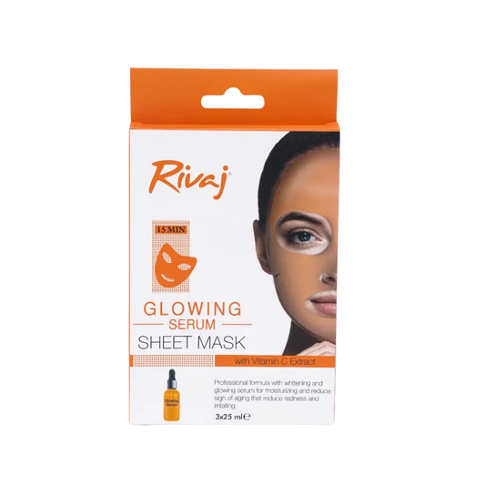 RIVAJ Glowing Serum Sheet Mask