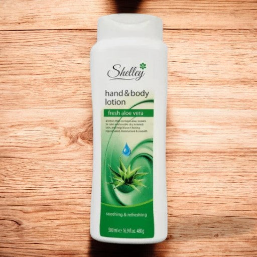 SHELLEY Hand & Body Lotion Fresh Aloe Vera Smoothing & Refreshing