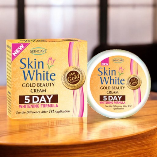 SKIN WHITE Gold Beauty Cream 5 Day Whitening Formula