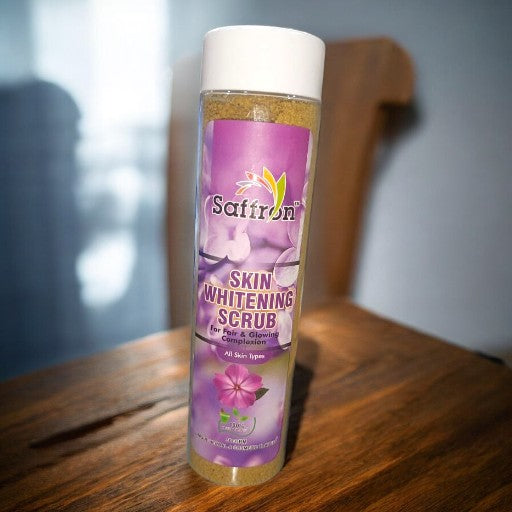 Saffron Skin Whitening Scrub for fair & Glowing Cmplexion All Skin Types
