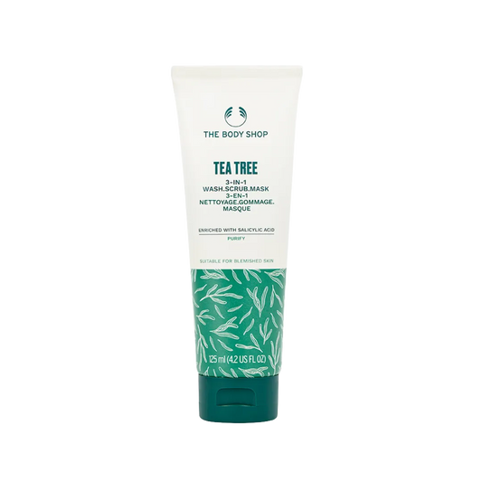 Tea Tree 3-in-1 Wash Scrub Mask