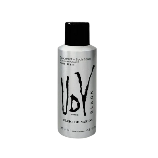 UDV Men Black Body Spray