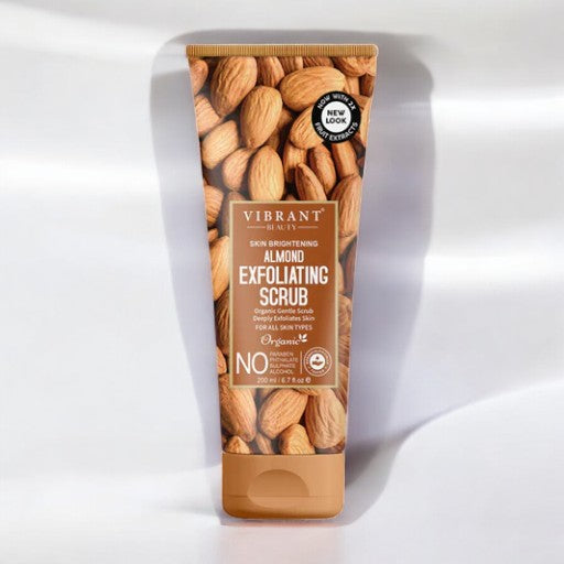 VIBRANT BEAUTY Skin Brightening Almond Exfoliating Scrub