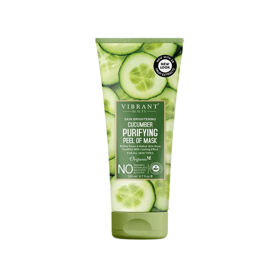 VIBRANT BEAUTY Skin Brightening Cucumber Purifying Peel of Mask