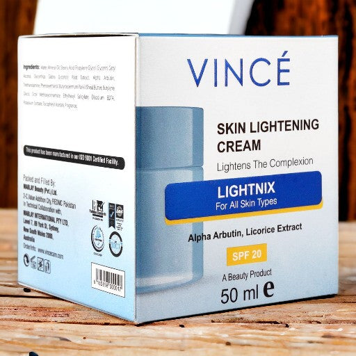 VINCE Skin Lightenning Cream Lightnix For All Type Skin SPF 20