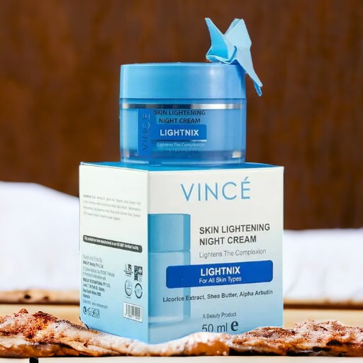 VINCE Skin Lightenning Night Cream Lightnix For All Type Skin