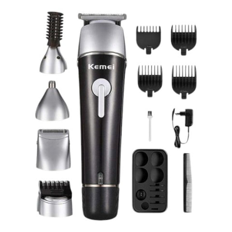 Kemei Hair Trimmer Clipper 10 in 1 Super Grooming Kit KM-1015