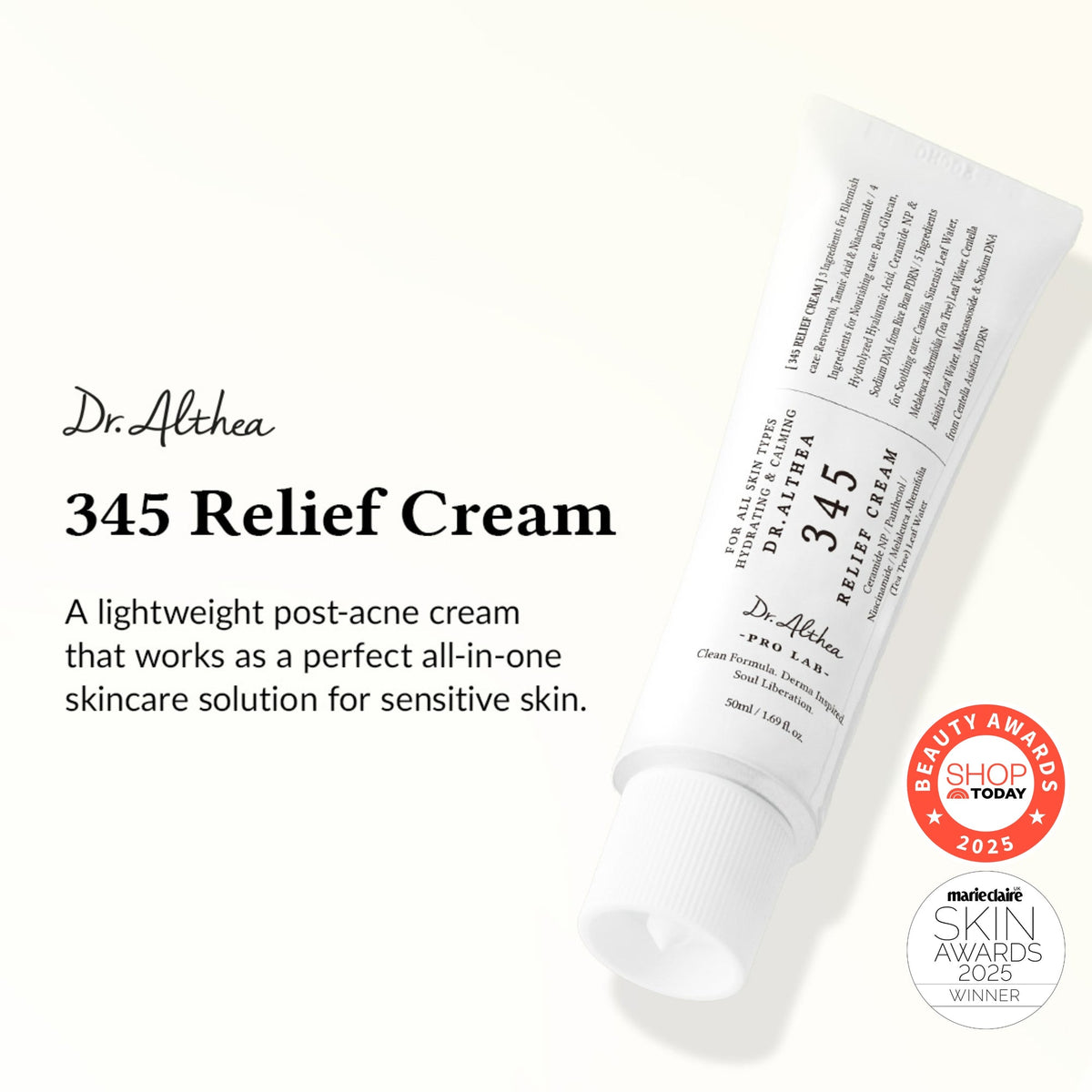 Dr. Althea 345 Relief Cream - Post-Acne Repair (50ml)