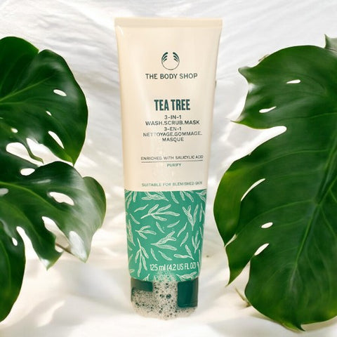Tea Tree 3-in-1 Wash Scrub Mask