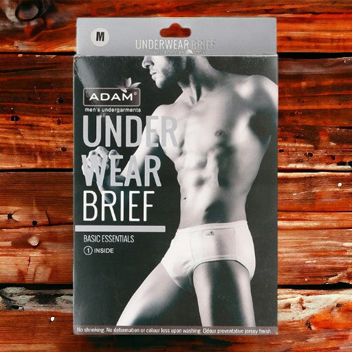 ADAM Under Wear Brief Men's Pack Of 1 White – Roop Singhar