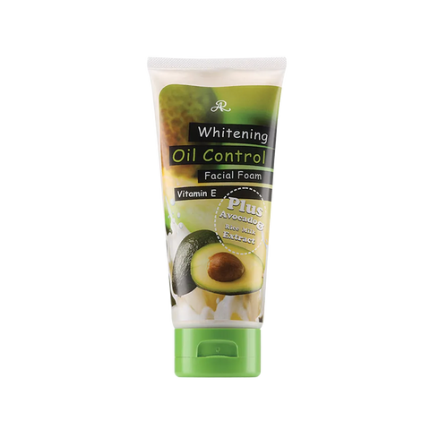 AR Whitening Oil Control Facial Foam Vitamin E + Avocado & Rice milk Extract