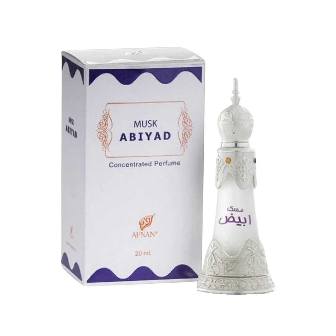 Afnan Musk Abiyad Attar For Unisex