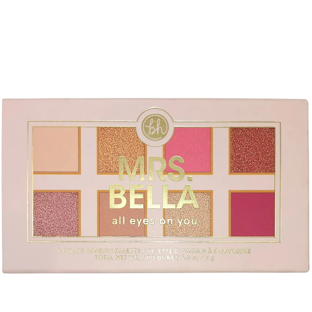 BH MRS. BELLA all eyes on you 8 color eyeshadow palette